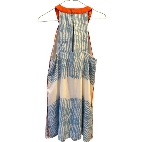 Barneys New York Blue and Orange Women's Dress - Picture 4 of 5